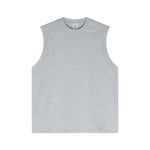 Panelled Back Seam Sleeveless T-Shirt
