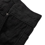 Minimalist Wide Leg Black Jeans