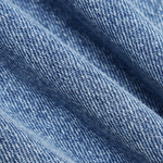 Sleeveless Belted Washed Denim Maxi Shirtdress