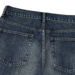 Blue Washed Baggy Cat Whisker Jeans