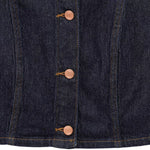 Button-Front Selvedge Denim Vest