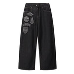 Vintage Black Straight Leg Jeans