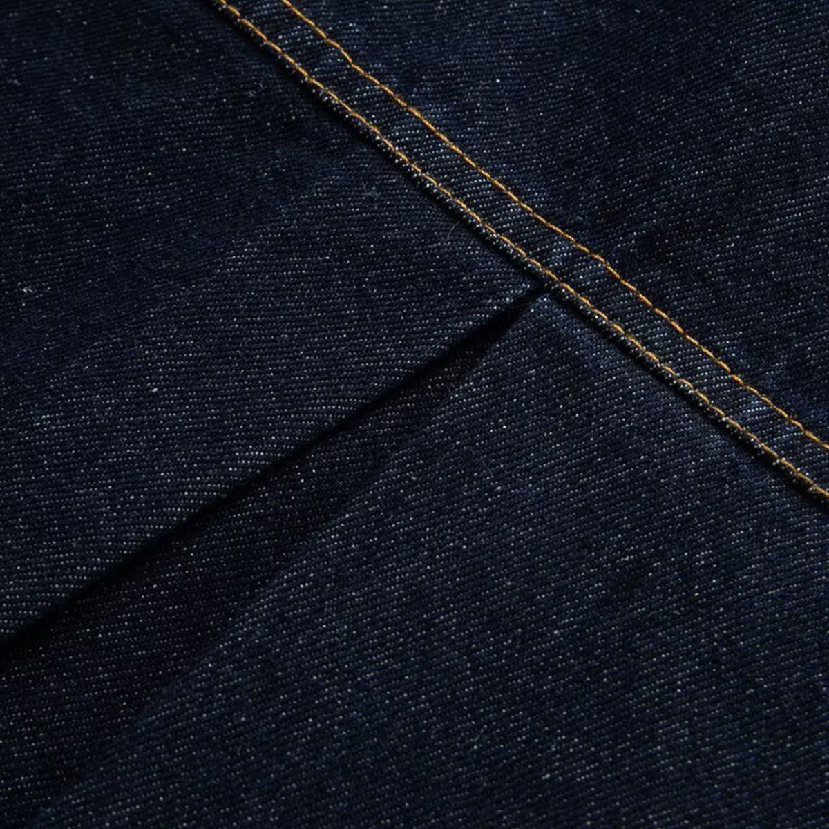 Indigo Button-Front Baggy Denim Jacket