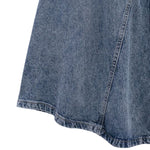 Adjustable Straps A-Line Denim Slip Dress