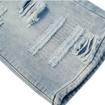 Smoke Rise Repaired & Distressed Bootcut Jeans