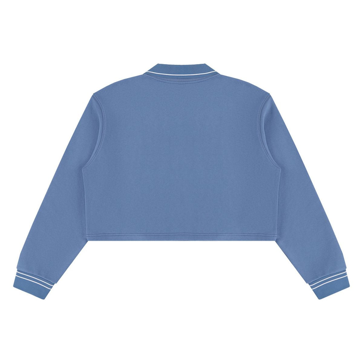 410G Heavyweight Cotton Cropped Sweatshirt | Coverstitch Detail Street Pullover