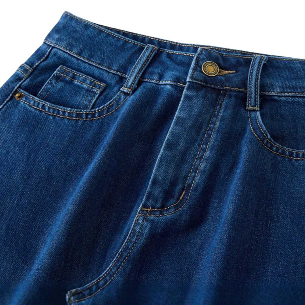 Women's Stretch Denim Midi Skirt