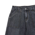 Vintage Washed Slub Distressed Baggy Denim Pants