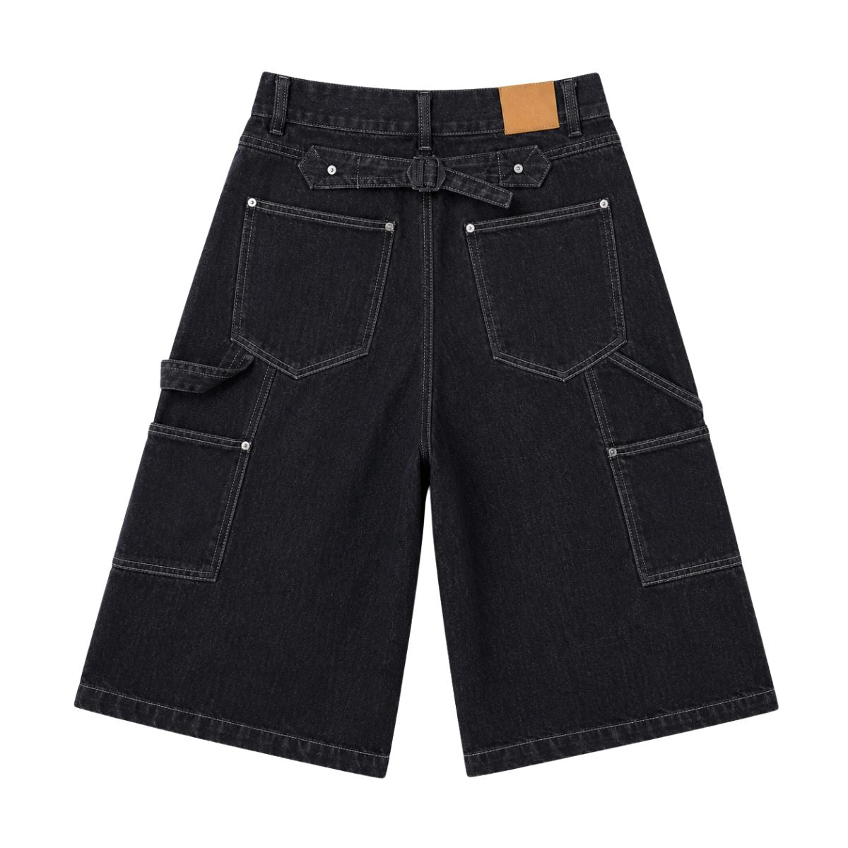 Vintage Wide Leg Denim Shorts