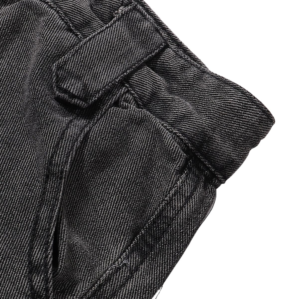 Vintage Utility Bootcut Cargo Jeans