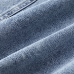 Armhole Ruffle Sleeveless Denim Midi Dress