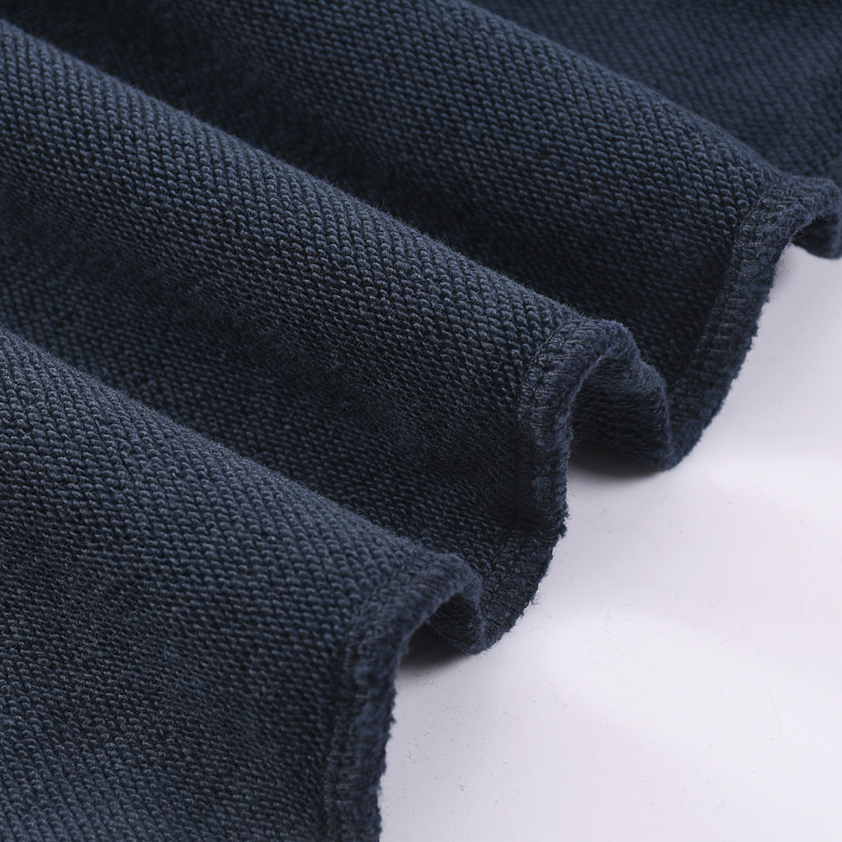 Contrast-Strap Sleeves Cotton Sweatshirt