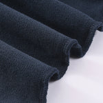 Contrast-Strap Sleeves Cotton Sweatshirt