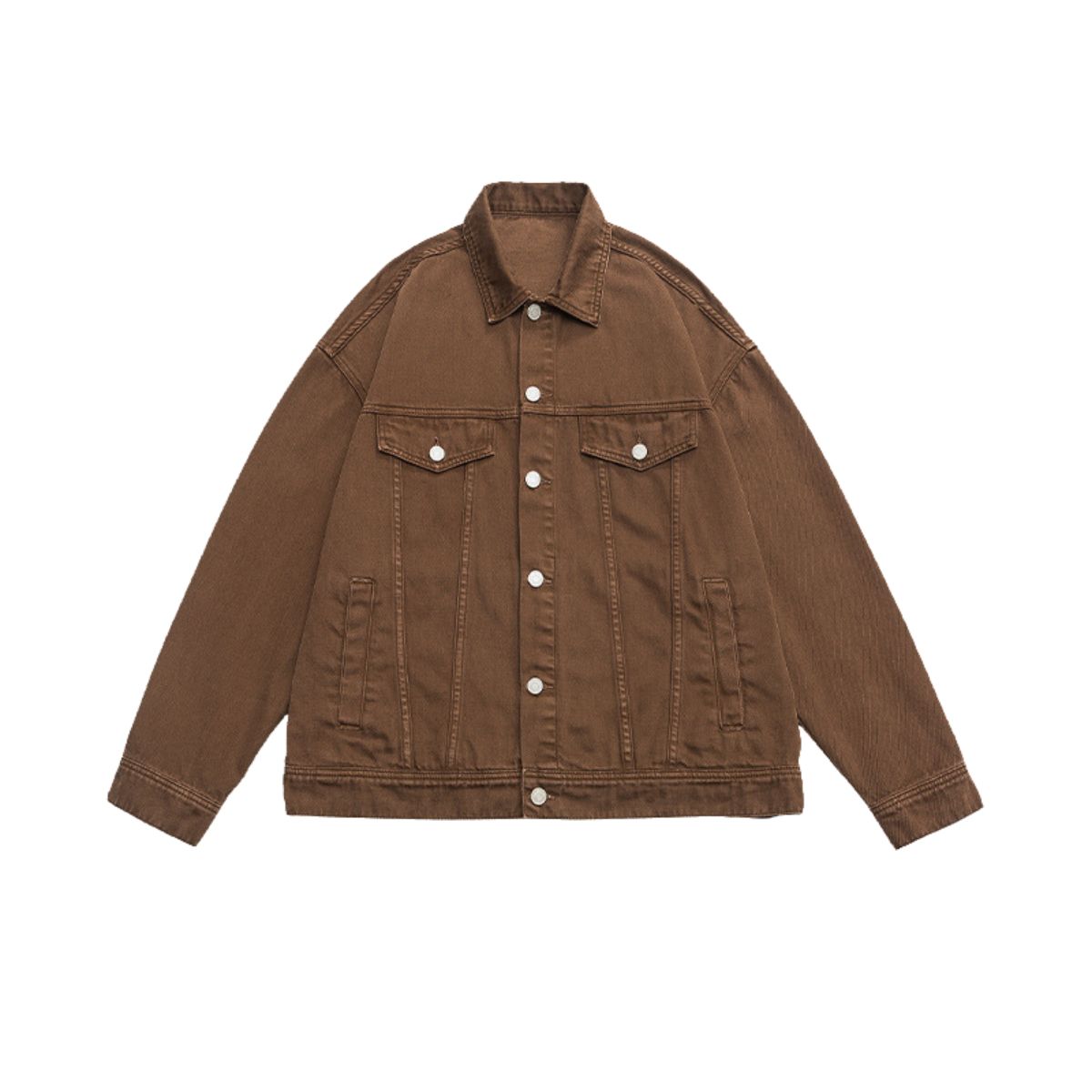 Unisex Washed Trucker Denim Jacket