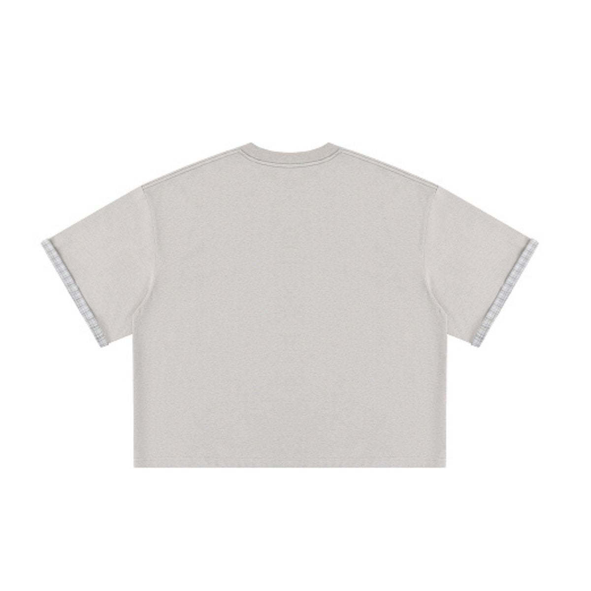 Oversized Cotton Crew Neck Tee 250G