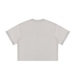 Oversized Cotton Crew Neck Tee 250G