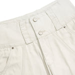 High-Waist Multi-Pocket Cargo Bermuda Shorts
