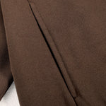 Minimalist Stand Collar Zip Up Sweatshirt