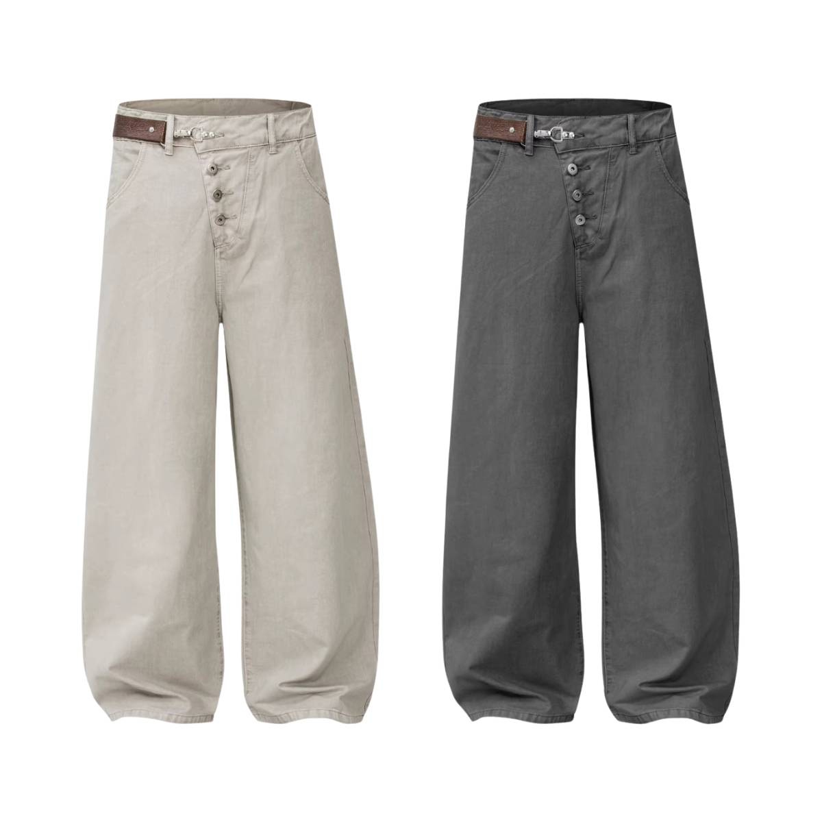 Minimalist Panelled Relaxed Fit Jogger Pants