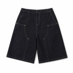 Vintage Black Relaxed Fit Denim Shorts