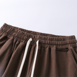 Paint-Splatter Cotton Sweat Shorts