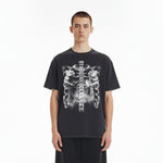 Vintage Washed Skeleton Graphic Oversized Streetwear Tee