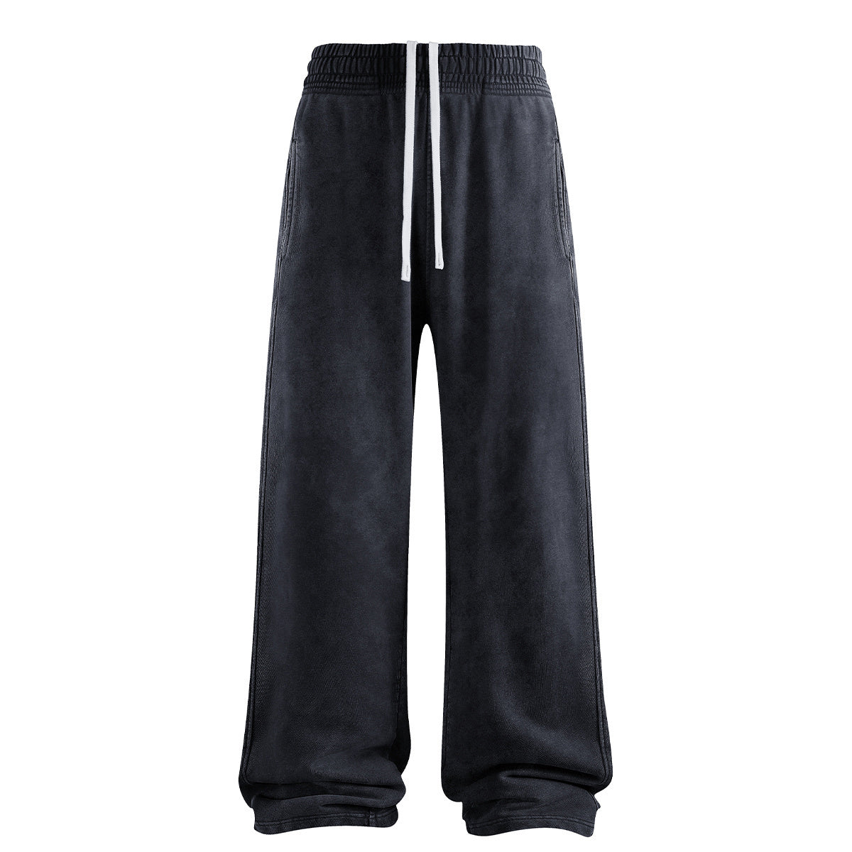 Sweatpants Washed Wide-Leg Vintage Streetwear Joggers