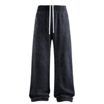 Sweatpants Washed Wide-Leg Vintage Streetwear Joggers