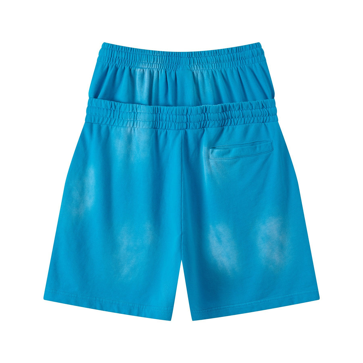 Casual Drawstring Double Waistband Shorts