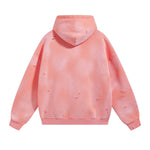 Rips Soft Fleece Lined Distressed Pullover Hoodie
