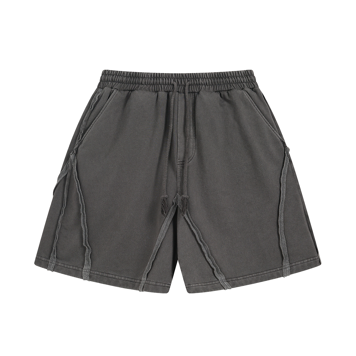 Vintage Washed Patchwork Sweat Shorts