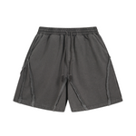 Vintage Washed Patchwork Sweat Shorts