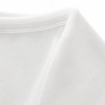 Solid Slim Fit Cropped Hot Girl Tee