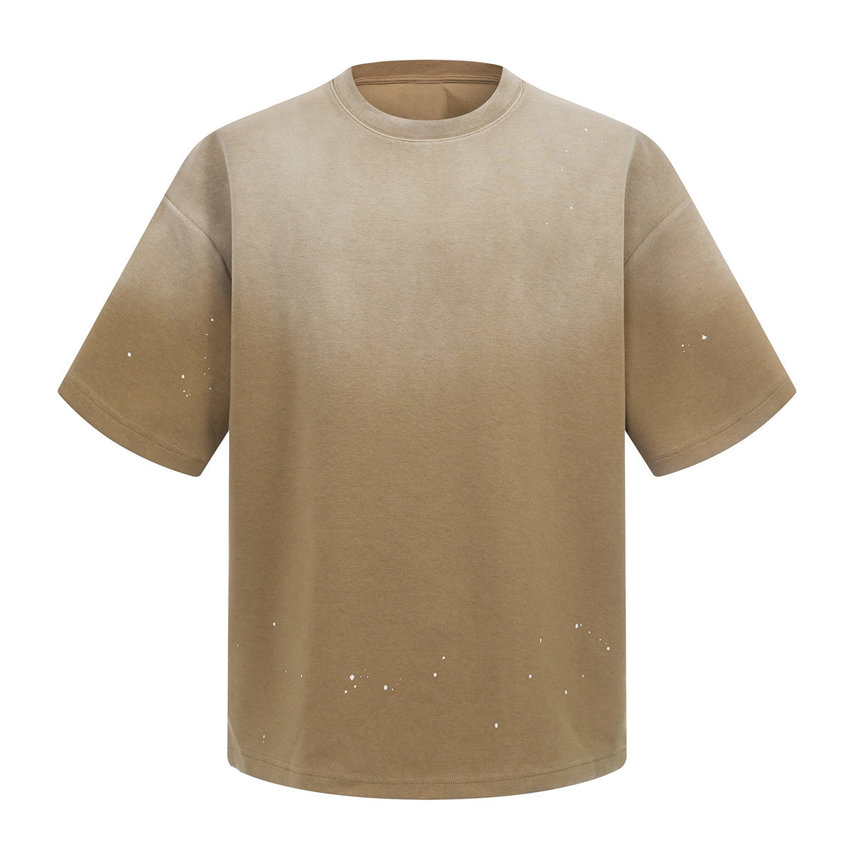Splatter Dye Washed Distressed Air Mamba Cotton Tee
