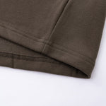 Velour Mock Layered Raglan Sleeve Top