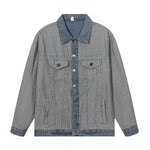 Classic Reverse Denim Trucker Jacket