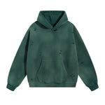 Rips Soft Fleece Lined Distressed Pullover Hoodie