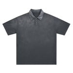 Gradient-Fade Cotton Polo Shirt 310gsm