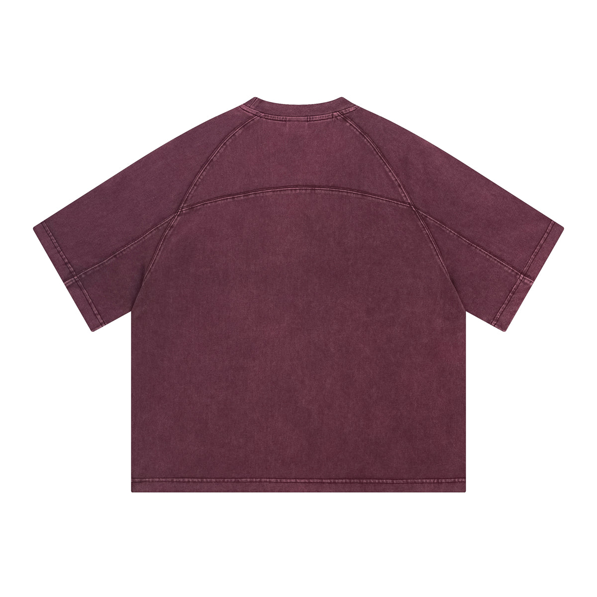 Vintage Washed Patchwork Cotton Tee 285gsm