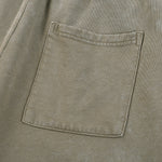 Washed Faded Cotton Sweatshorts