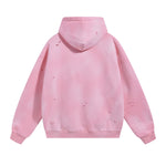 Rips Soft Fleece Lined Distressed Pullover Hoodie