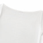 Solid Slim Fit Cropped Hot Girl Tee