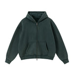 Soft Fleece Zip Up Hoodie Front Pockets