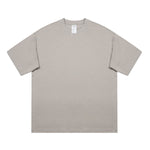 Crew Neck Solid Color Cotton Tee 250gsm