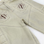 Vintage Washed Embroidery Bermuda Shorts