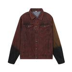 Ombre Spray-Dyed Denim Jacket