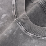 Gray Loose Fit Painted Cotton Sweatshirt