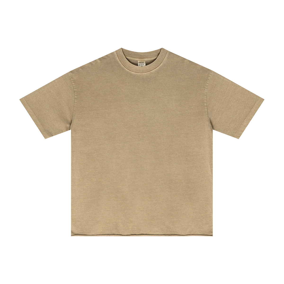 Heavyweight Washed Raw Edge Tee 275gsm