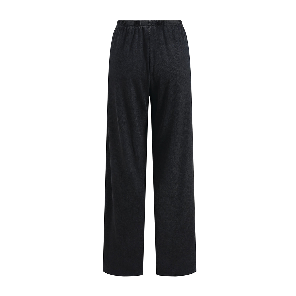 Women's Relaxed Straight Leg Ribbed Trousers