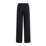 Women's Relaxed Straight Leg Ribbed Trousers